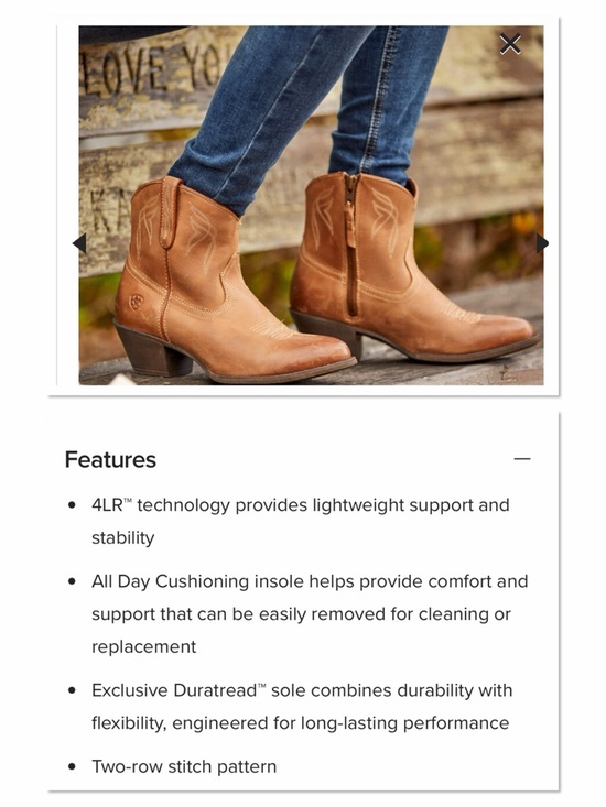 Ariat Shoes - Ariat Darlin Cowgirl Short Boots